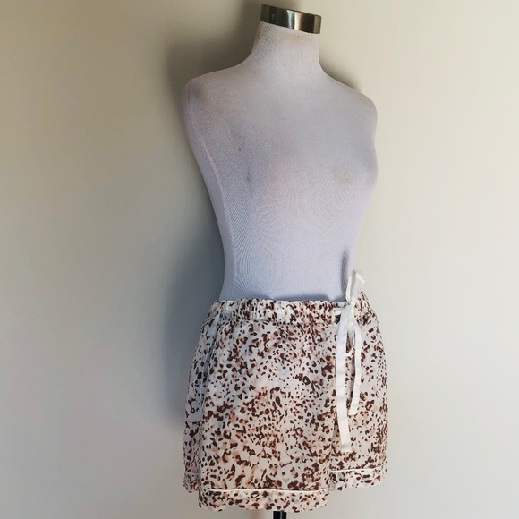 Sleep Pants Brown Animal Print Large STARS ABOVE - Picture 4 of 7